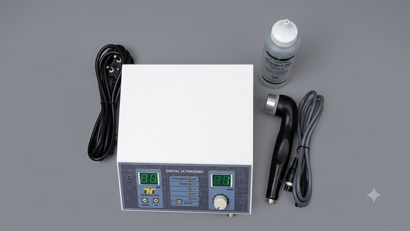Ultrasonic Physiotherapy Machine with 5led one year of warranty
