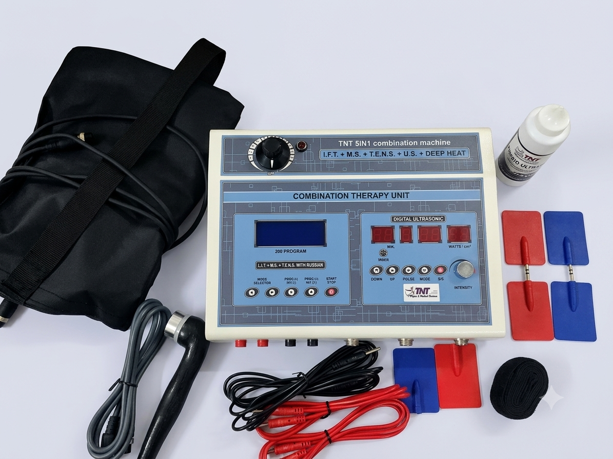 TNT 5in1 (IFT+TENS+US+MS+Deep Heat combination machine)