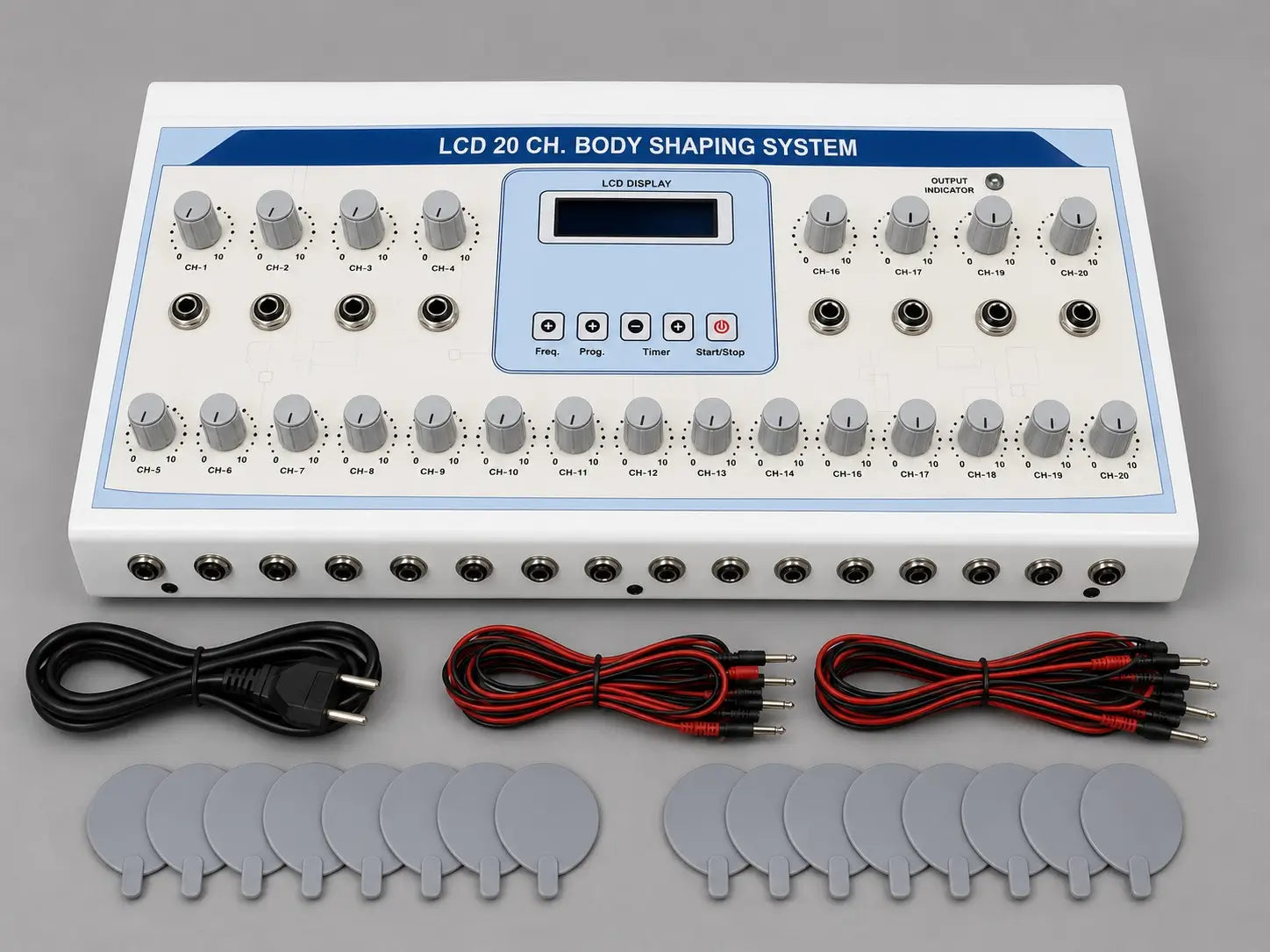 LCD 20-Channel Body Shaping & TENS Machine