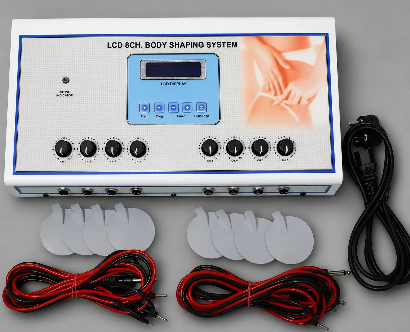 Body shaping machine LCD 8 CH.