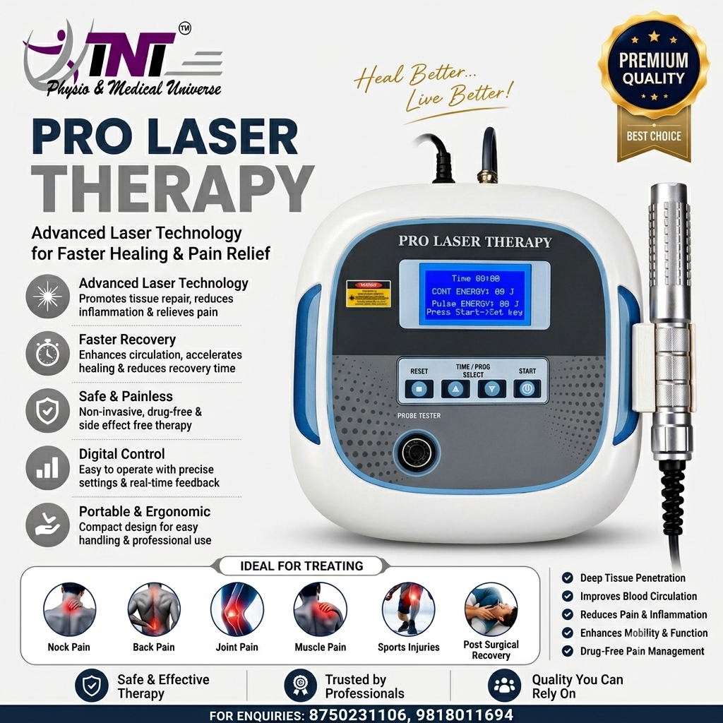 TNT Pro Laser Therapy Machine – Advanced Laser Treatment for Pain Relief & Rehabilitation
