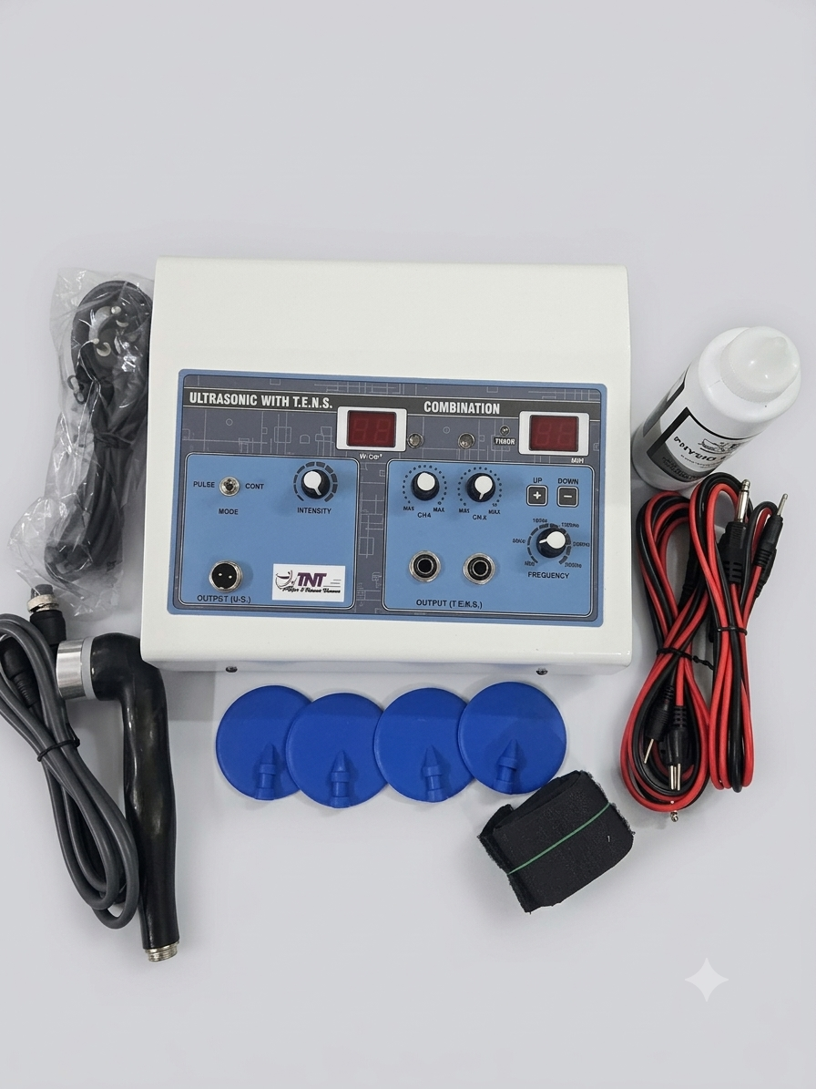 TNT 2Ch TENS +US combo physiotherapy equipment