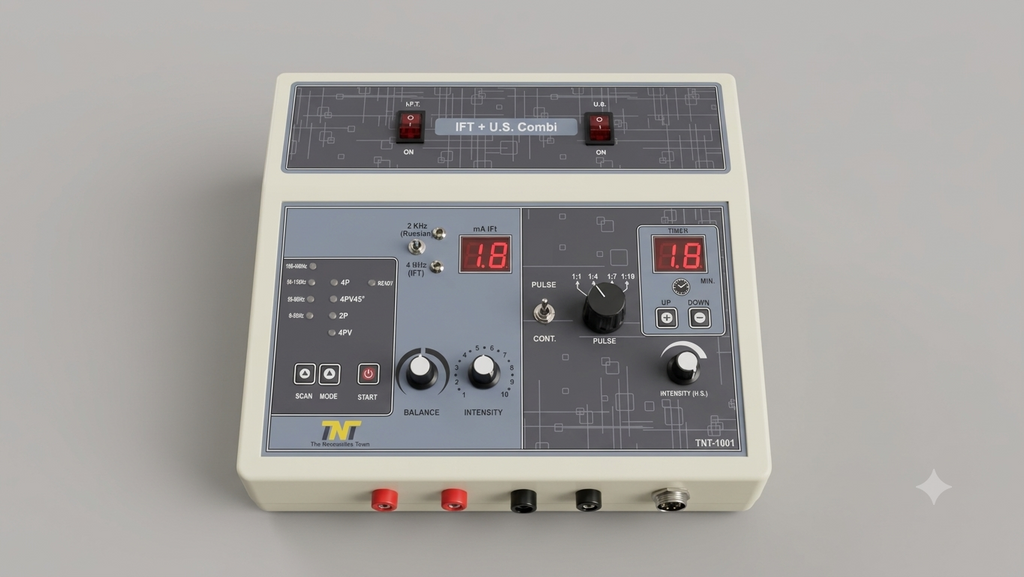TNT IFT+US Combi physiotherapy equipment