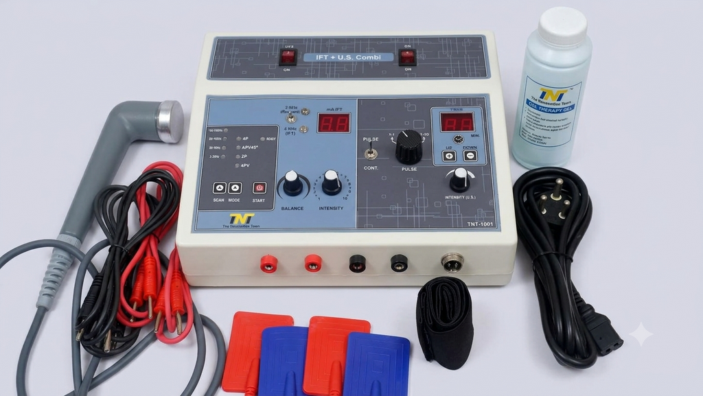 TNT IFT+US Combi physiotherapy equipment