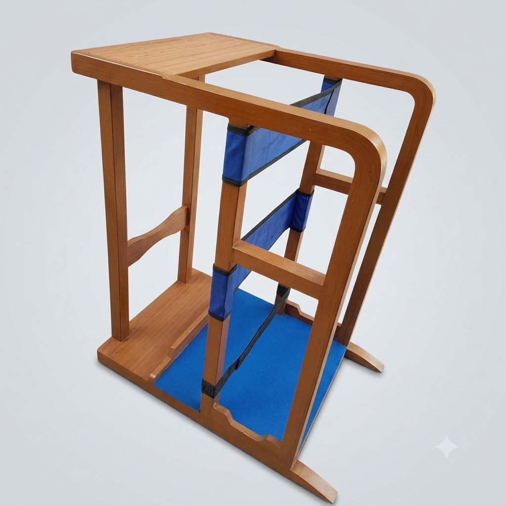 TNT Wooden standing frame paediatric for rehabilation