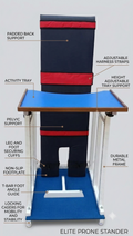 TNT standing Frame Adult for Heavy body Multifunctional CP Standing Frame with Activity Tray Physiotherapy Equipment