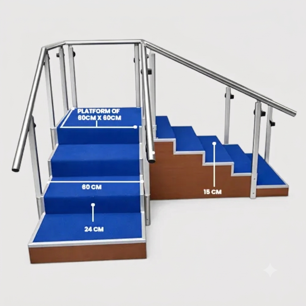 TNT  Rehab Stair Case for Physiotherapy and Stroke Rehabilitation
