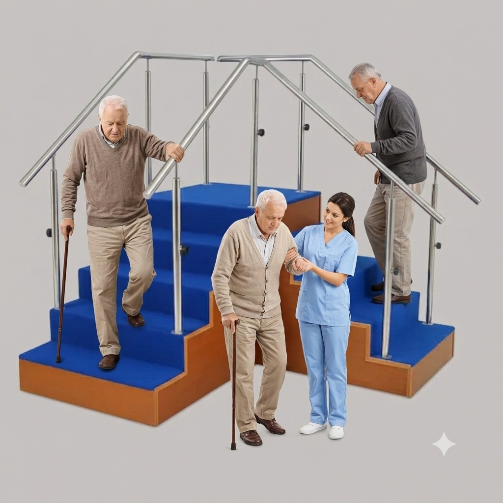 TNT  Rehab Stair Case for Physiotherapy and Stroke Rehabilitation