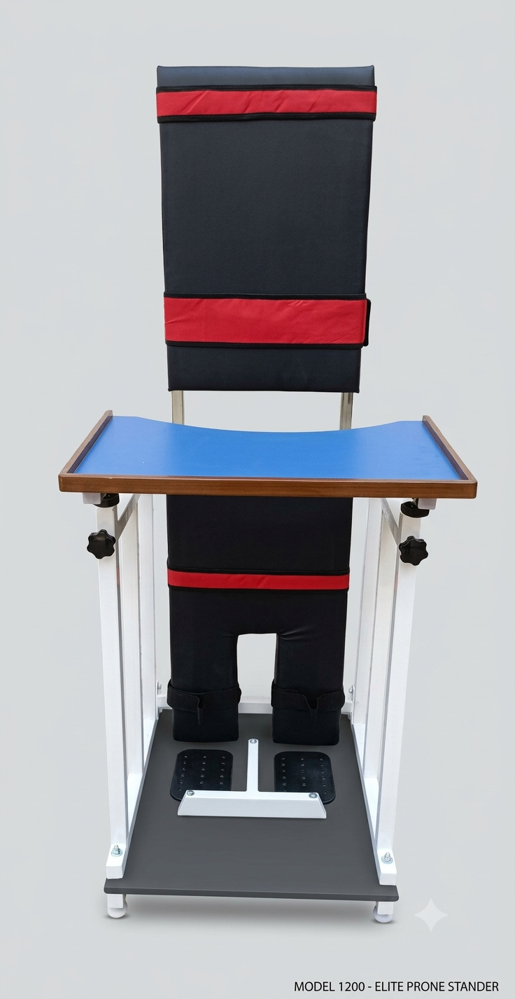 TNT standing Frame Adult for Heavy body Multifunctional CP Standing Frame with Activity Tray Physiotherapy Equipment