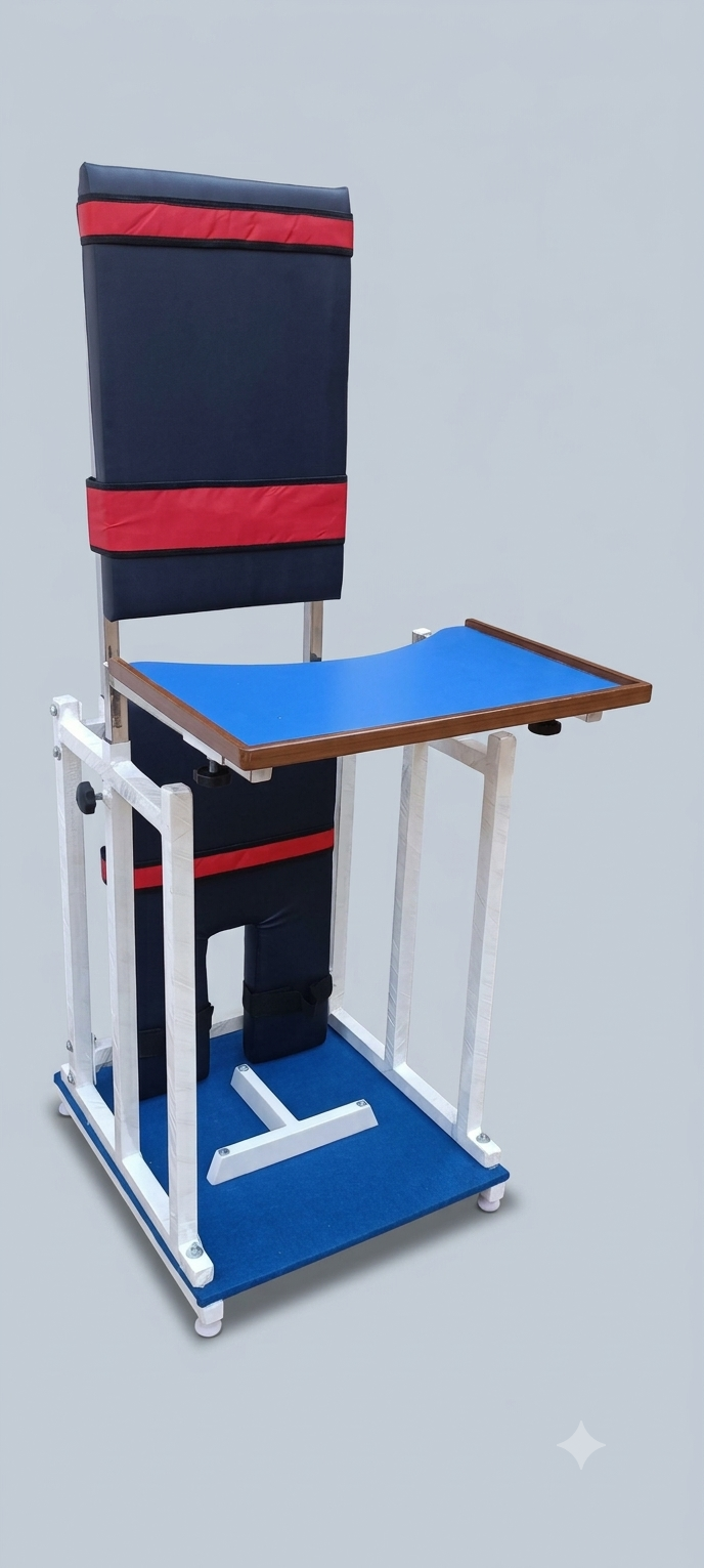 TNT standing Frame Adult for Heavy body Multifunctional CP Standing Frame with Activity Tray Physiotherapy Equipment