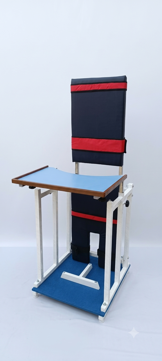 TNT standing Frame Adult for Heavy body Multifunctional CP Standing Frame with Activity Tray Physiotherapy Equipment