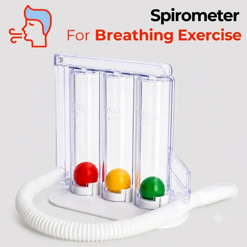 TNT 3 Ball spirometer