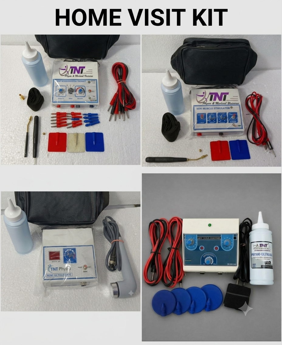 TNT Home Visit kit physiotherapy equipment tens-MS-US-IFT